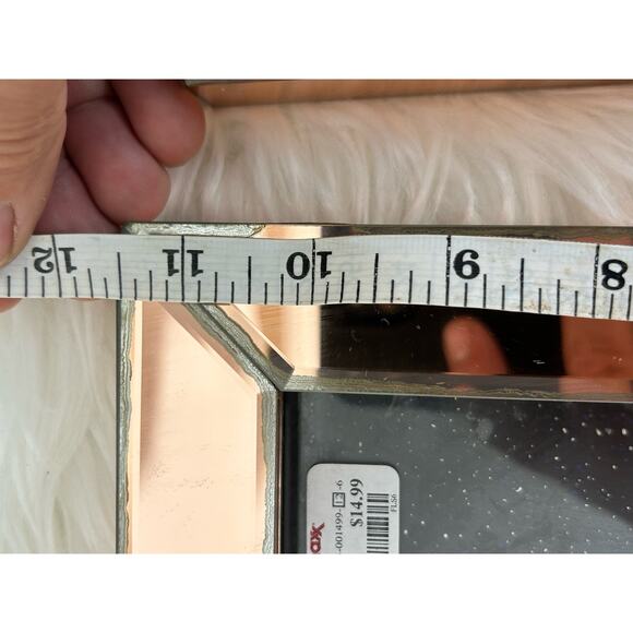 Set of 2 Tahari Frames 5x7 Photo Bronze Mirror 11x9.5" Frames - Picture 7 of 7